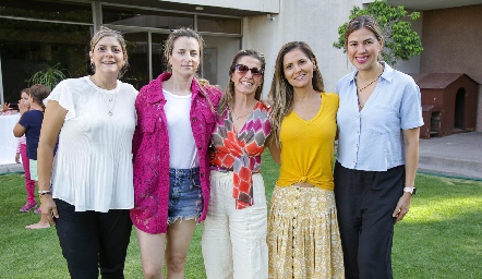 Karla Verástegui, Cristina Ocejo, Sofía Rueda, Coco Canseco y Verónica Barbeito.