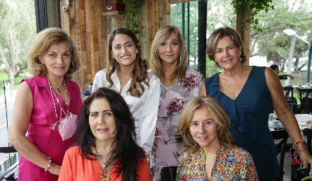  Maricarmen Von Der Meden, Fer García, Cristina Córdova, Maruja Marenco, Ana Fonte y Sandra Hernández.