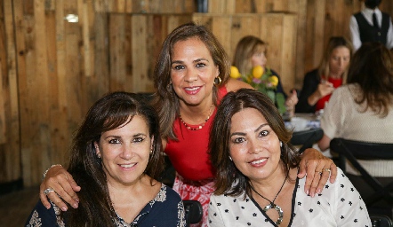  Judith Massa, Lidia Cantu y Lupita López.