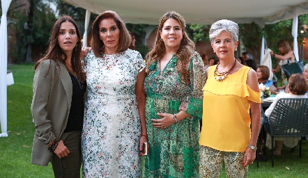  Ana Meade, Ana Elena Zamacona, Gaby Carrillo y Flora Martínez.