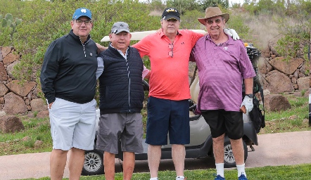  Jacobo Payán, Juan Ignacio Bremer, Juan Carlos Valladares y Aarón Felmar.