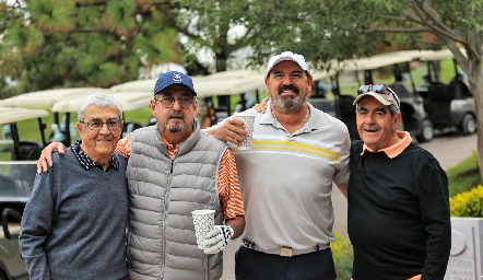  Gilberto Galván, Guillermo Borbolla, Guillermo Cueto y Mariano Borbolla.