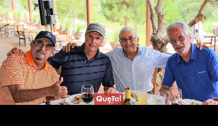  Guillermo Borbolla, Claudio Meade, Gilberto Galván y Manuel Montiel.