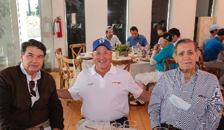  Roberto Taylor, Felipe Torres y David Viramontes.