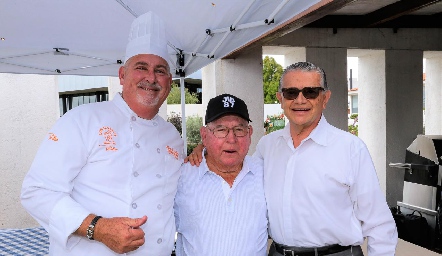  Adrián de Pablos, Juan Ignacio Bremer y David Galarza.