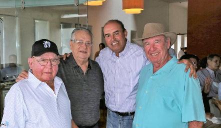  Juan Ignacio Bremer, Olegario Galarza, Fernando Pérez y Aarón Felman.