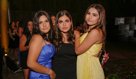  Natalia Banda, Alejandra Argamasilla y Sofía Bueno.