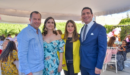  Max Rivera, Carmelita Arellano, Patricia González y Ricardo Centeno.