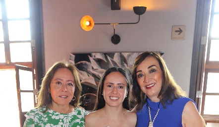  Gloria Acosta, Isabel Jasso y Laura Leiva.