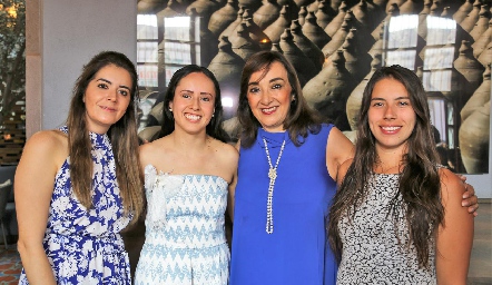  Laura Chávez, Isabel Jasso, Laura Leiva y Ilse Von Der Meden.