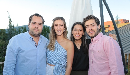  Andrés Mina, Clarisa Bella, Ximena Abud y Jordi Abella.