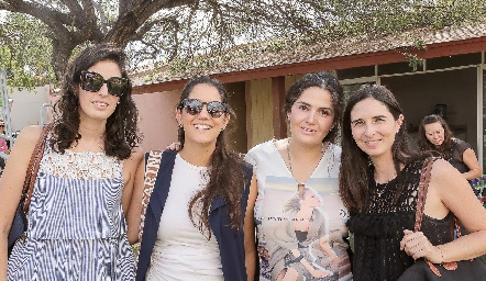  Jimena Güemes, Cristina Rivero, María José Velázquez y Marina Jourdain.