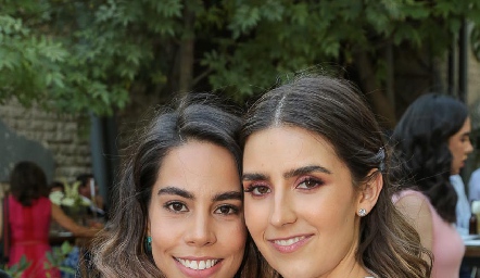  Alejandra Martínez e Isa Pérez.