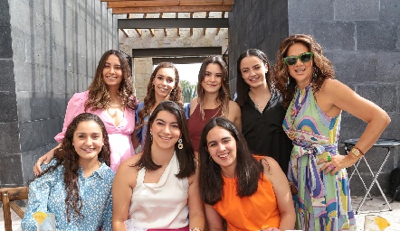  Sofía Leiva, Mary Del Valle, Isa Pérez, Ximena Martínez, Montserrat Bedolla, Regina Pérez, Claudia Jasso, María Paula Fortanelli y Mónica Fortanelli.