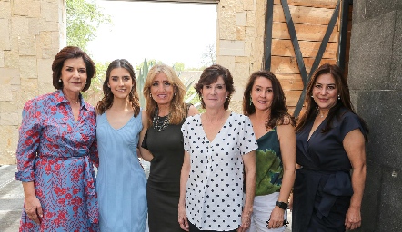 Coco Mendizábal, Isa Pérez, Araceli Palau, Susana Andrés, Martha López y Vero.