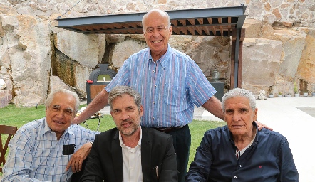  Octaviano Gómez, Marco Garfias, Manuel González Carrillo y Federico Alcalde.