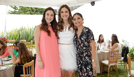  Teresa Mancilla, Miriam Díaz Infante y Samira Romo.
