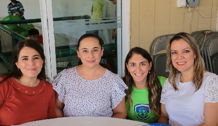  Alejandra Retes, Pilar Anaya, Fernanda Valdes y Alejandra Pompa.