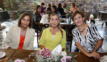  Ana Luisa Díaz, Ita Elizondo y Silvia Díaz.