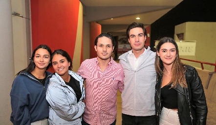  Luisa Orduña, Nuria D’Argence, Agustín Castillo, Miguel Andrés y Natalia.
