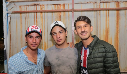  Eduardo Siller, José Ramón Gómez y Jerónimo Siller.