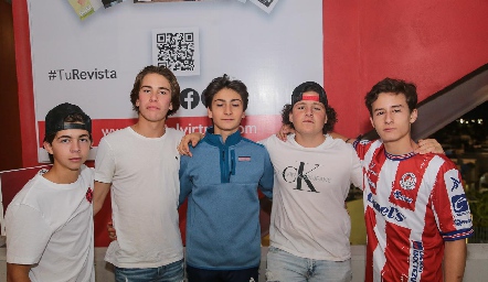  Fer Córdova, Agustín García, José María González, Emilio Heinze y Víctor Moctezuma.