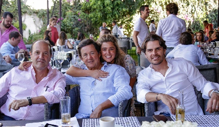  Oscar Gaviño, Chato López, Sofía López y Juan Carlos Valladares.