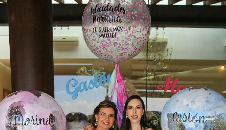  Marisa de Tobías y Mariana Tobías.
