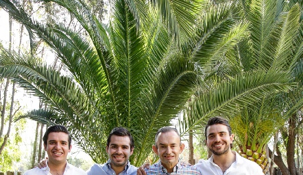  Marcelo, Rodrigo, Calili y Alejandro Pérez.