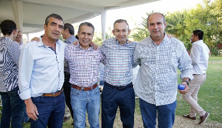  Horacio Tobías, Héctor Hinojosa, Calili Pérez y Fernando Reynoso.