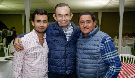  Mario del Valle, Alejandro Pérez y Mario del Valle.
