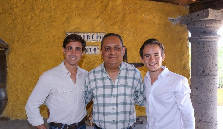  José Mauricio, Edgar Piña y José Sainz.