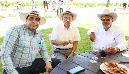  Jorge, Carlos y Guillermo.