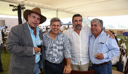  Jaime Ascanio, Galo Galván, Gerardo Galván y Gerardo Córdova.