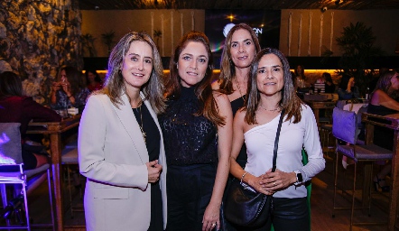  Gabriela Acosta, Claudia Altamirano, Gaby Aranda y Mariel Quevedo.