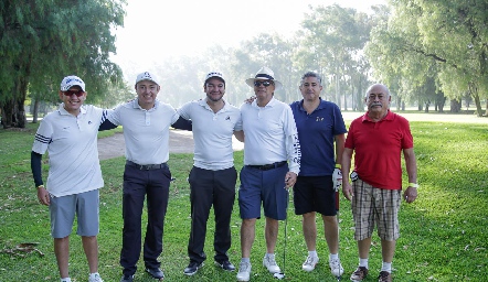  Chuy Rosillo, Chuy Martínez, Cheche, Ignacio López, Juan Carlos Villaseñor y Ernesto García.