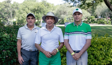 Beto Gómez, Gustavo Puente y Javier Mercado.