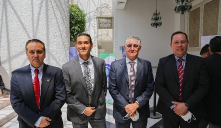  Eduardo Kasis Chevaile, Oscar Zamarrón, Eduardo Rueda y Manuel Galván.