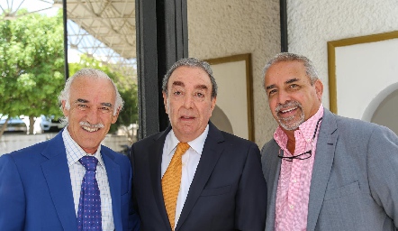  Alejandro Zapata, Gustavo Puente y Chavo Espinoza.