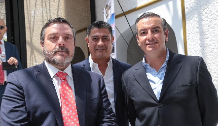  Héctor Morales, Jorge Zúñiga y Roberto Pedroza.