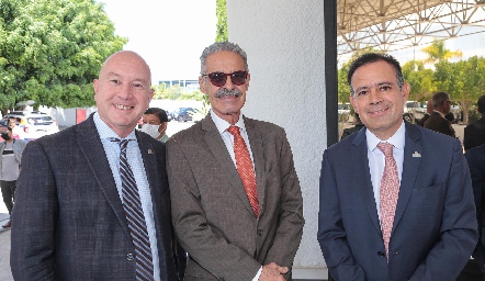  Jorge Ramírez, Jaime Chalita y Alberto Ruenes.