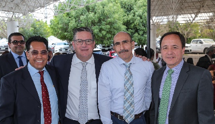  José Cardona, Jacobo Payan, Armando Vallejo y Christian Naranjo.