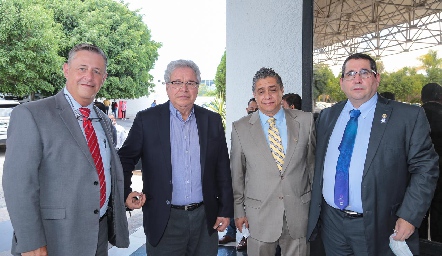  Gerardo Vilet, Miguel Mendoza, Gustavo Ayala y Oscar Carreón.