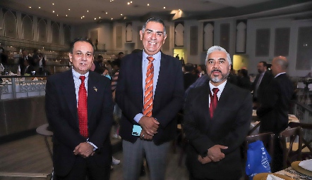  Eduardo Kasis, Félix Herrera y Toño Arreola.