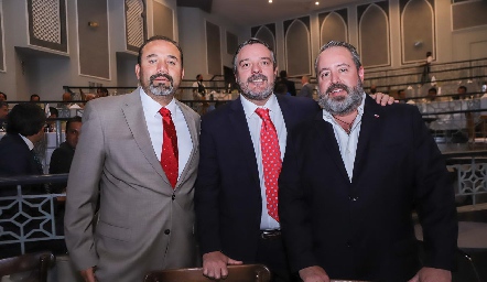  Ricardo Trujillo, Héctor Morales y Daniel Carreras.