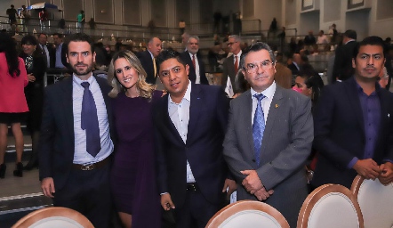  Gerardo y Anna Ortuño, Gobernador Ricardo Gallardo Cardona y Luis Gerardo Ortuño. Presidente de COPARMEX.