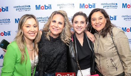 Ana Gabriela Treviño, Sofía Romero, Ana Tere López y Moshi Compean.