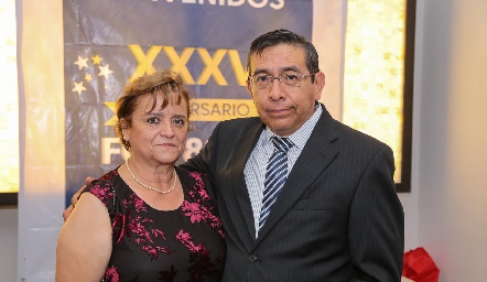  Virginia Hernández e Ignacio Alatorre.