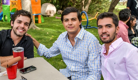  Marcelo Navarro, Patricio Rodríguez y Juan Pablo Quintero.