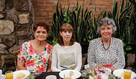  Elsa de Félix, Susy Andrea y Marusa Palau.